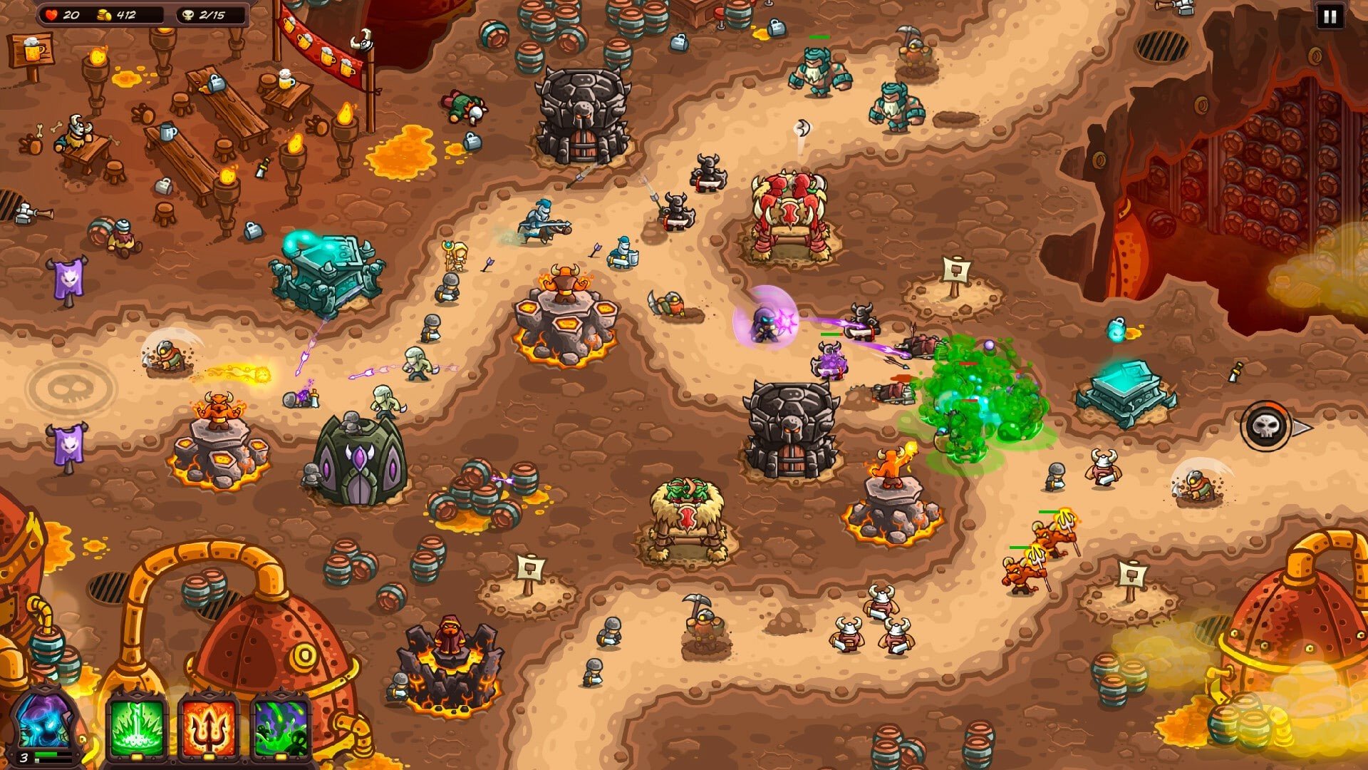 Kingdom Rush Vengeance - Tower Defense screenshot 2